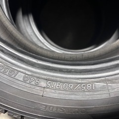 185 60 15 スタッドレス　未使用　4本セット　ヨコハマ　アイスガードの画像
