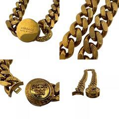 ヴェルサーチ VERSACE チョーカー メデューサ グレカ ゴールドの画像