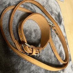 🐶free stitch ヌメリングリード  ヌメ革 未使用の画像
