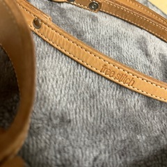 🐶free stitch ヌメリングリード  ヌメ革 未使用の画像