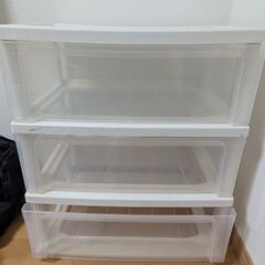 アイリスオーヤマ チェスト 3段の画像