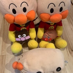 アンパンマン　ぬいぐるみ3個セットの画像