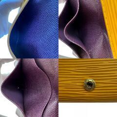 ルイヴィトン LOUIS VUITTON コインケース エピ ポルトモネ ビエ カルト クレディ コンパクトウォレット カードケース M63489 イエローの画像