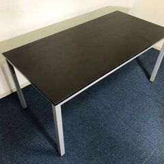 ミーティングテーブル OC-MTC1575-DB 脚部底アジャスター付き ダークブラウン シンプルデザイン作業机・会議テーブル・ワークデスクの画像