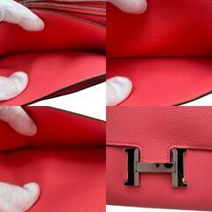 エルメス HERMES 長財布 エバーカラー コンスタンスロング ローズアザレの画像
