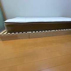 極美品！ニトリNスリープマットレス&パレットすのこセットの画像