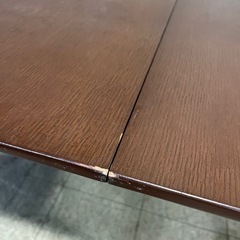 収縮式ダイニングテーブル 木製テーブル 机 ダイニングテーブルの画像