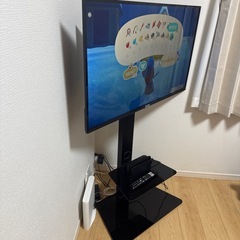 【決まり】テレビスタンドとルーター収納ケースの画像