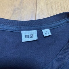 UNIQLO 3枚セット ブラック 長袖カットソー ロングTシャツ Mサイズの画像