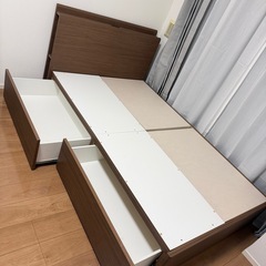 ベッドフレーム　　ニトリ　コンセント付きの画像