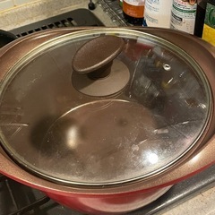 【アイリスオーヤマ】24cm 両手鍋　IH・ガス対応の画像