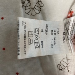 新生児肌着　短肌着3枚・長肌着2枚　　　の画像