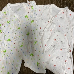 新生児肌着　短肌着3枚・長肌着2枚　　　の画像