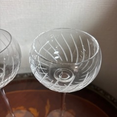 エルメス ファンファーレ ワイングラス ペアの画像