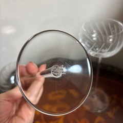 エルメス ファンファーレ ワイングラス ペアの画像