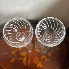 エルメス ファンファーレ ワイングラス ペアの画像