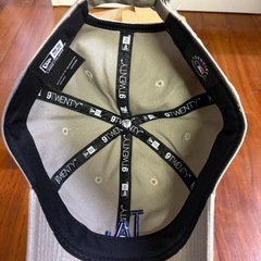 新品未使用ニューエラ9TWENTYロサンゼルスドジャース　ウォッシュドコットン　ペブル×ブルー　サイズLXL６１.0〜65.0㎝の画像