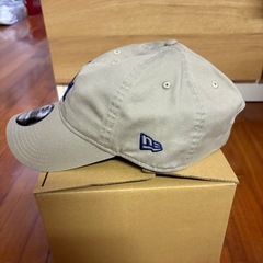 新品未使用ニューエラ9TWENTYロサンゼルスドジャース　ウォッシュドコットン　ペブル×ブルー　サイズLXL６１.0〜65.0㎝の画像