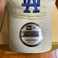 新品未使用ニューエラ9TWENTYロサンゼルスドジャース　ウォッシュドコットン　ペブル×ブルー　サイズLXL６１.0〜65.0㎝の画像