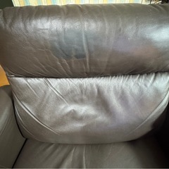 ニトリ 2人がけ電動リクライニングソファ収納ボックス付きの画像