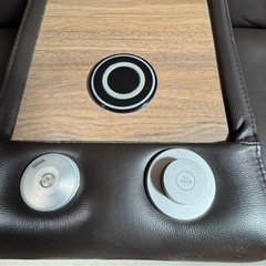 ニトリ 2人がけ電動リクライニングソファ収納ボックス付きの画像