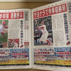 【広島カープ】新聞特集【容器付】の画像