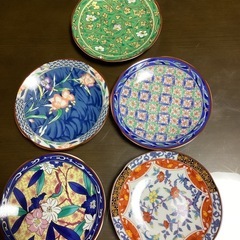 有田焼彩窯　京友禅和柄コーヒーソーサーセット　 の画像