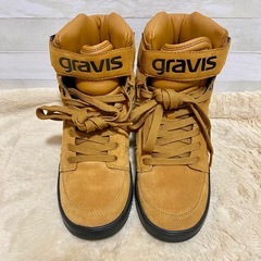 gravisグラビス BARBADOS SUEDE 15171 24㎝ハイカットの画像