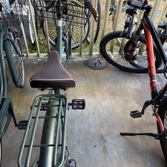 自転車ギア付きロック付き鍵ありの画像