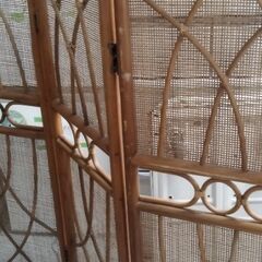 衝立 高さ140cm 別館に置いてます 使用感ありますが よろしくお願いしますの画像