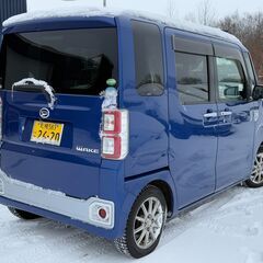 ウェイクG4WD, 検令和8年12月11日, スタッドレス装着済, 夏冬タイヤ付, TV, Bカメラ, エンジンスターター, 両側パワースライドドア, シートヒーター, プッシュスタート, 横滑り防止装置,, 格安軽自動車！車検付の画像