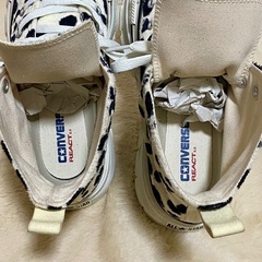 コンバース ダルメシアン柄 厚底 US5 24cmの画像