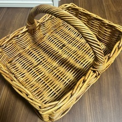 ✳︎ラタン　籐　収納カゴ　北米雑貨の画像