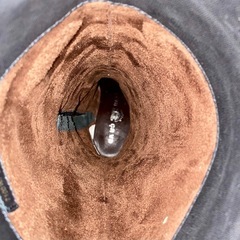 CAVA CAVA ニーハイブーツ 23.5cm 本革調 黒 ロングブーツの画像