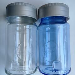 コーヒーの空き瓶　香味焙煎ロゴ入り ３個の画像