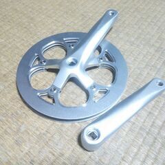 決定★クロスバイク★アルミクランク左右set★５３Ｔ-１７０ミリ★の画像