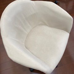 LOWYA ロウヤ デスクチェア オフィスチェア パソコンチェア ベルベット調 キャスター 椅子 の画像