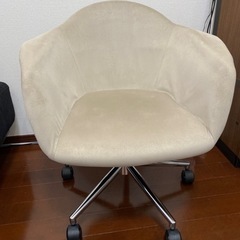 LOWYA ロウヤ デスクチェア オフィスチェア パソコンチェア ベルベット調 キャスター 椅子 の画像