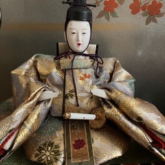雛人形(ガラスケース、オルゴール付き)の画像