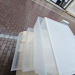 収納　プラボックス　3段　無印良品 ?　サイズ約55×44cm高さ67.5cm　ek-690ged-12の画像