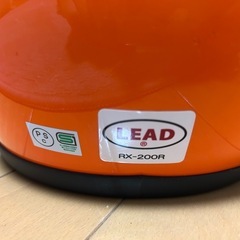 LEAD ヘルメット　RX-200R オレンジ　フリーサイズの画像