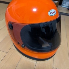 LEAD ヘルメット　RX-200R オレンジ　フリーサイズの画像
