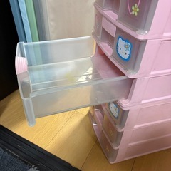キティちゃん　収納ボックス　引き出し　A4サイズ程度の画像