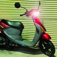 【New】実働 BT新品 バリ溝 スズキ CA45A レッツ4　4スト原付 インジェクション スクーター ワインレッドの画像