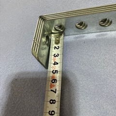 未使用アンカープレートL字4枚DIYの画像
