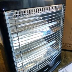 山善 YAMAZEN 電気ストーブ 800/400W切替式 DS-D086 ブラックの画像