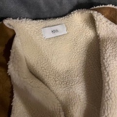 【AZUL】ムートンコート ブラウンの画像