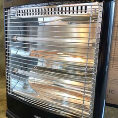 山善 YAMAZEN 電気ストーブ 800/400W切替式 DS-D086 ブラックの画像