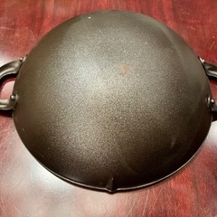 ［未使用］中華鍋 鉄製 26cm 両手鍋 ＊錆ありの画像