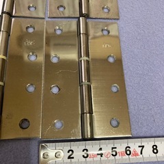 DIYステンレス蝶番ヒンジ4点の画像